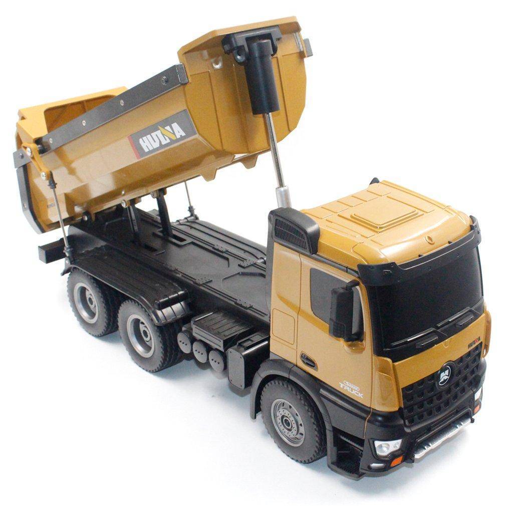 1/14 Scale 10Ch Alloy Rtr Rc Dump Truck (Huina 573) Cars