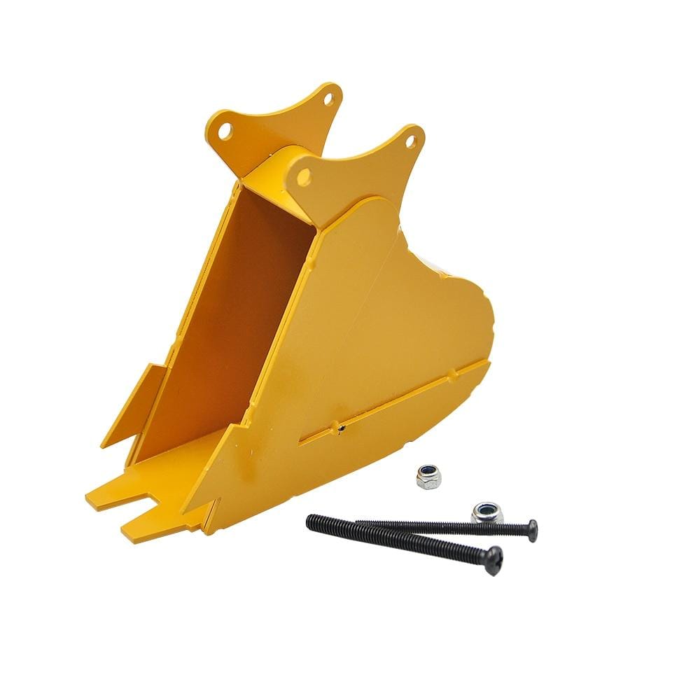 Small Trench Bucket Full Metal For Huina 1550 1580 1592 Excavator 1/14 Rc Trenching Parts &