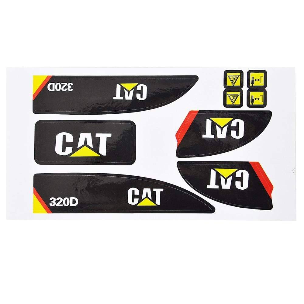 Sticker Set For Huina 550 1550 15 Channel 2.4G 1:14 Rc Metal Excavator Parts & Accessories